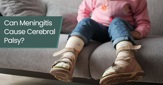 Can meningitis cause cerebral palsy?